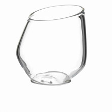 Copas de vino de vidrio Pyrex transparentes